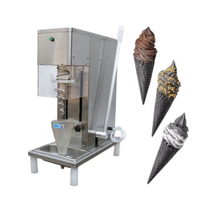 Thương mại Dual head Milkshake trái cây thật mềm Ice Cream Mixer đánh bại sữa chua flavorama Ice Cream trái cây tươi Máy xay sinh tố máy - Product Image 1