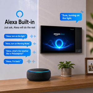 Panneau de commande tactile intelligent WiFi Zigbee Android 11 <span class=keywords><strong>Tuya</strong></span> 8 pouces avec écran tactile IPS et commande vocale Alexa pour hôtel et usage domestique - Product Image 2