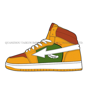 Chaussures personnalisées OEM ODM avec logo, baskets décontractées pour hommes de haute qualité, chaussures de basketball rétro montantes personnalisées pour homme, style marche - Product Image 2