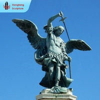 Statue d'angle en bronze antique de grande taille, faite à la main, design moderne et personnalisé, pour décoration extérieure de jardin, de haute qualité, à vendre