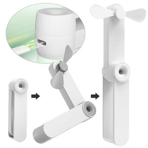 USB Charging Mini Folding Fan 3 Speed Foldable Hand Fan Multi-function Lightweight <b>Table</b> Fan Battery Operated for Home Office - Product Image 6