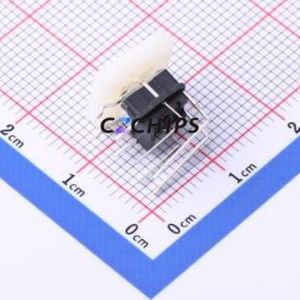 TPB02-205L4W-R Tactile Switch Through hole Component (THT) Switch Rectangle Button White - Product Image 2