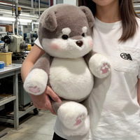 Peluche Suga Highland, Poupée Bœuf, Agneau en mouvement, Unisexe, Décoration d'intérieur mignonne, Cadeau d'anniversaire, Polyester, Coton PP