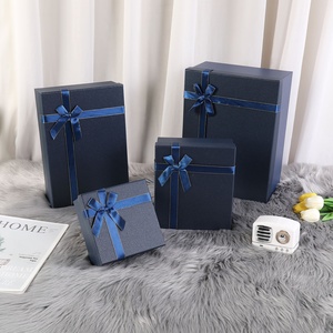 <b>Black</b> Magnetic Lid Durable Art Paper Rigid Gift <b>Box</b> with Embossing & UV Coating for Customizable Gift & Craft Packaging - Product Image 2