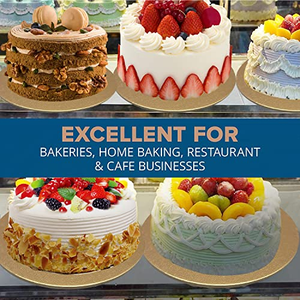 Plateau à gâteau blanc réutilisable personnalisé de 12 pouces, 100 pièces, base ronde pour gâteau - Product Image 4