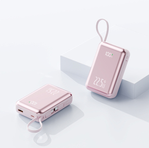 Banco de Energía Portátil de Carga Rápida PD de 22.5W con Logotipo Personalizado, 20000mah, Tipo C, Estación de Energía, Cable para Teléfono, Salida de 20W - Product Image 6