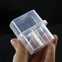 Boîtes de flacons de peptides en plastique PP transparent imperméable à 2 compartiments, 3 ml et 10 ml, en matériaux recyclés, pour produits chimiques, cosmétiques et soins de la peau, vente en gros