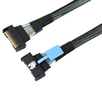 Cable MCIO SFF-8654 8I 50 74P PCIe 5.0 X8 a MCIO sin Aislamiento