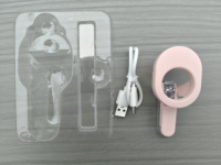 LED Light Baby Nail Clipper USB Charging Built-in Magnifier Stainless Steel Safe Nail Cutter for Infant Kids and Elderly