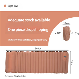 <span class=keywords><strong>Matelas</strong></span> pneumatique de camping pliable ultraléger avec pompe à pied intégrée, portable pour usage extérieur et hospitalier, capacité de charge de 150 kg - Product Image 5