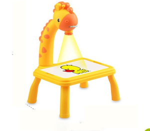 Table de dessin avec projecteur pour enfants, jouet projecteur de traçage et de dessin avec lumière et musique, bureau de dessin intelligent pour enfant, apprentissage ludique - Product Image 1