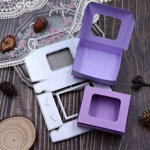 Fenster box Metall Kohlenstoffs tahl Großhandel dekorative gestanzte Klinge Präge maschine Home Decor Metall Geschenk boxen Schneidwerk zeuge - Product Image 1