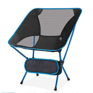 Chaise de camping pliable en alliage d'aluminium, légère et écologique, fournie directement par l'usine - Portable pour pique-nique et pêche en extérieur - Product Image 1