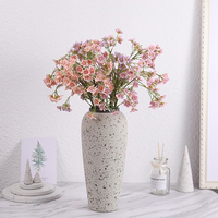 Tanaman buatan dan bunga sutra bunga sakura babysbreath untuk dekorasi acara pernikahan
