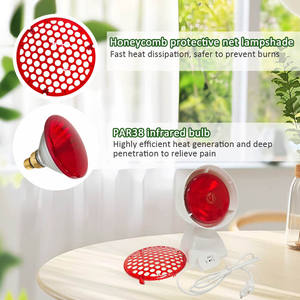 La lámpara de terapia infrarroja de escritorio patentada de Guanyi con bombillas infrarrojas PAR38 de alta calidad se utiliza en salones de belleza y hogares - Product Image 3