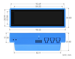 Scheda di Sviluppo ad Alte Prestazioni Waveshare RP2350 con Display Touch Capacitivo IPS da 3,49 Pollici, Risoluzione 172 x 640 - Product Image 1