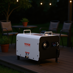 Vevor 8Kw <b>Diesel</b> Air <b>Heater</b> <b>12V</b> 24V Bluetooth Outdoor Patio <b>Heater</b> Rectangular Metal Modern Design - Product Image 2