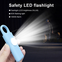 Alarma de Seguridad Personal para Mujeres de 130db con Linterna LED Recargable, Alarma de Autodefensa con Llavero