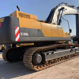 Excavatrice sur chenilles Volvo EC480 d'occasion en bon état, peinture d'origine, capacité de 50 tonnes, composants hydrauliques Kawasaki, engrenage - Product Image 1