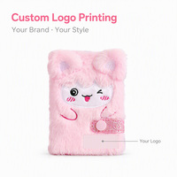 Cuaderno A6 Personalizado con Diseño de Gato Kawaii, Diario con Cubierta de Tela, Mini Diario Impreso para Estudiantes, para Escribir en la Escuela y como Regalo