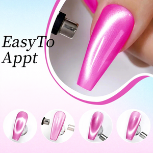 Gel Magnético Holográfico de 8ml para Uñas, Efecto Ojo de Gato, Semipermanente, Desprendible, para Arte de Uñas y Manicura DIY - Product Image 1