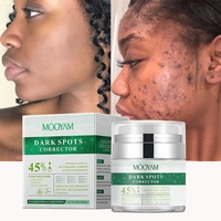 Crème Visage Éclaircissante Anti-Taches et Taches de Rousseur, Correcteur de Taches Brunes à Élimination Puissante en 7 Jours, Soin de la Peau, Marque Privée