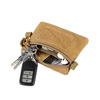 Porte-clés tactique multifonction EDC Organisateur de poche Ceinture Gear Porte-monnaie avec porte-carte d'identité Porte-clés de voiture Étui de taille