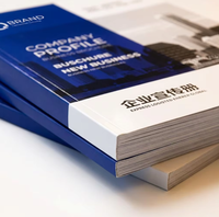 Service d'impression de catalogues et de livres sur papier couché brillant, avec logo personnalisé, impression offset CMJN couleur, reliure parfaite, haute qualité