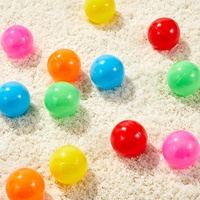 Balles de piscine HY sans phtalates, sans BPA, en LDPE moulé par soufflage, résistantes à l'écrasement, élastiques, pour fosse à balles pour enfants, 60 mm, couleurs et logo personnalisables
