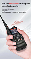 Radio bidirectionnelle portable JJCC sans fil personnalisée JC-7700, puissance de sortie 7W, portée 0-7km, avec bandes VHF et UHF complètes