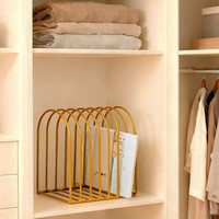 D5132 Porte-journaux en fil métallique en forme d'arche décoratif, directement de l'usine, support pour casquettes, présentoir