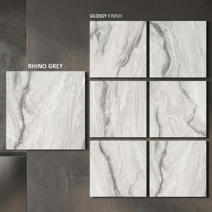 Baldosas de Porcelana Realgres Rio Brown con Aspecto de Mármol Pulido, Diseño de Lujo de 80x80cm - Product Image 3
