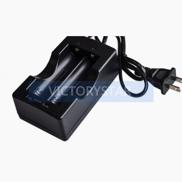 18650 lithium battery charger 37v42v strong light flashlight dual slot intelligent chargin18650 37v42v