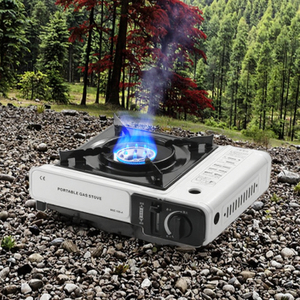 Estufa <span class=keywords><strong>de</strong></span> Camping Ligera para Exteriores, Hornillo Portátil <span class=keywords><strong>de</strong></span> Gas <span class=keywords><strong>Butano</strong></span>, Quemador <span class=keywords><strong>de</strong></span> Acero, <span class=keywords><strong>Horno</strong></span> <span class=keywords><strong>de</strong></span> Barbacoa Automático <span class=keywords><strong>con</strong></span> Encendido - Product Image 2