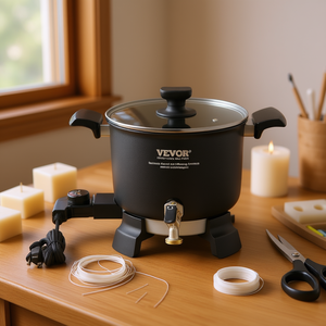 Olla eléctrica para derretir cera Vevor de 5 litros con boquilla para hacer velas de uso doméstico - Product Image 2