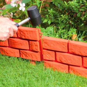 Bordo moderno del letto di fiore dell'interblocco del bordo di effetto della pietra di EdgingStone del recinto di plastica del <span class=keywords><strong>Mini</strong></span> giardino decorativo all'aperto della casa - Product Image 2