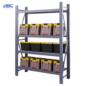 Scaffalature Industriali Personalizzate, Scaffale Portapallet a 4 Ripiani, Unità di Stoccaggio <span class=keywords><strong>in</strong></span> <span class=keywords><strong>Acciaio</strong></span> Laminato a Freddo per Magazzino - Product Image 6
