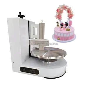 4-12 inç ekmek kek krem yayılma kaplama buzlanma süslemeleri makinesi kek buzlanma makinesi