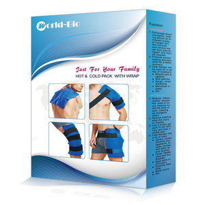 Paquete de Gel reutilizable para terapia de frío para dolor y lesiones, paquete de hielo con correas, envoltura alrededor de la rodilla, hombros, espalda, tobillo, cuello, cadera, muñeca - Product Image 2