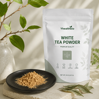 Poudre de thé blanc naturel OEM en gros, marque privée, prix d'usine, qualité alimentaire, soluble dans l'eau, thé blanc instantané