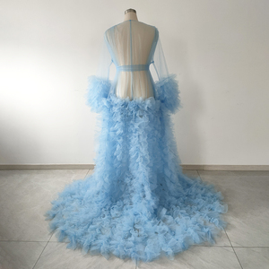 <span class=keywords><strong>Robe</strong></span> de mariée personnalisée en tulle pour femme, <span class=keywords><strong>robe</strong></span> de maternité pour séance photo, <span class=keywords><strong>robe</strong></span> bouffante, robes de soirée de <span class=keywords><strong>mariage</strong></span> - Product Image 6