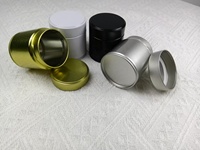 Vente en gros de boîtes en fer blanc de qualité alimentaire 60*60*68mm 73*73mm, 30g 40g 60g 80g, boîtes vides pour café, poudre de matcha, emballage alimentaire scellé