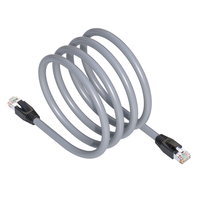 Kabel HAILE Premium CAT6a Efisiensi Tinggi, Crosstalk Rendah, Bandwidth Tinggi untuk Jaringan Gigabit, Kabel LAN