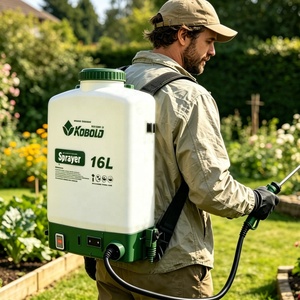 Pulvérisateur agricole électrique à batterie de 16 L de haute pression, technologie allemande, pour le contrôle des mauvaises herbes, la lutte antiparasitaire et l'irrigation des jardins - Product Image 1