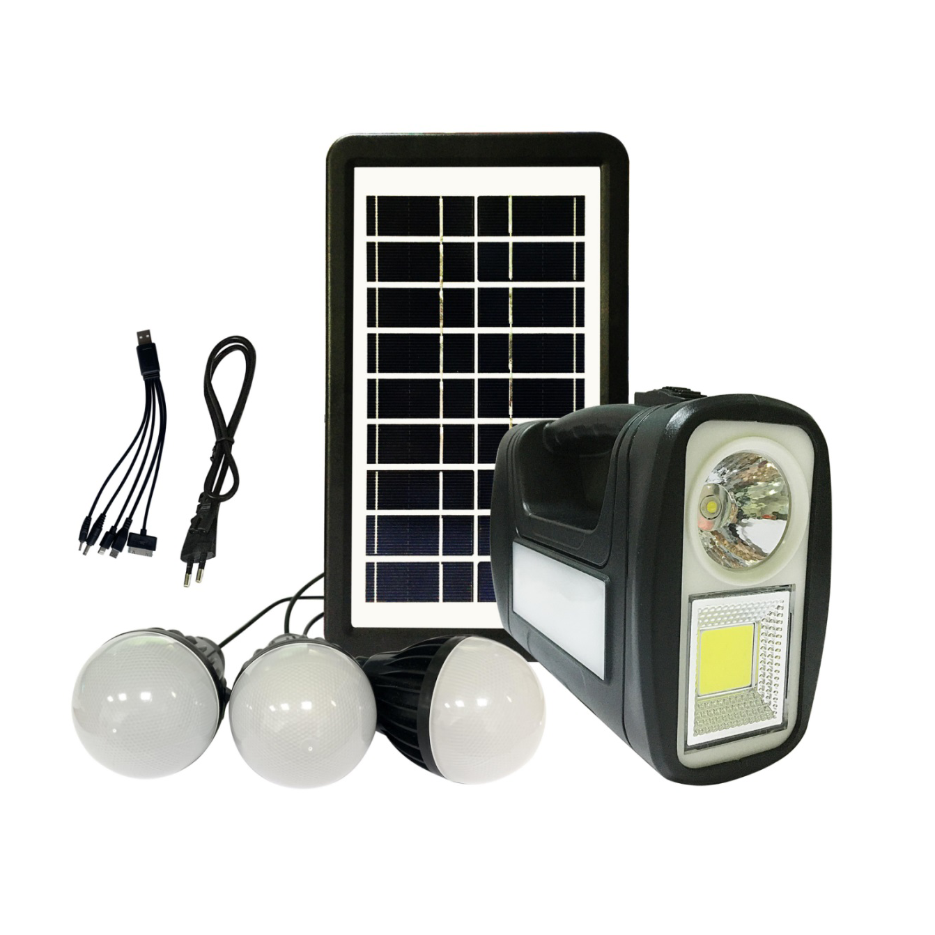 Portable Power Station Mini Solar Generator Kit Complete Solar Panel for Off-Grid Use