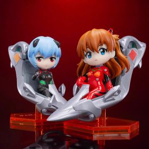 2026 ของแท้ 100% จากญี่ปุ่น อนิเมะ <span class=keywords><strong>Evangelion</strong></span> ชุดนักบิน 6 ตัว/กล่อง ฟิกเกอร์แบบสุ่ม ของสะสม แอสึกะ ของเล่นจิ๋ว PVC - Product Image 5