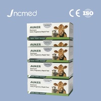 Kit de test de grossesse précoce rapide pour bovins et ovins, carte de test HCG pour vache, brebis, animaux d'élevage, détection de la gestation
