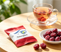 Petit paquet de canneberges entières lyophilisées sans additifs, collation saine prête à manger