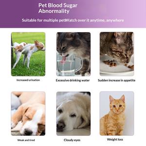 Bandelettes de test de glycémie <span class=keywords><strong>pour</strong></span> animaux de compagnie (chats et chiens) - Kit de glucomètre vétérinaire rapide et précis <span class=keywords><strong>pour</strong></span> petits échantillons de sang, <span class=keywords><strong>pour</strong></span> animaux diabétiques - Product Image 4
