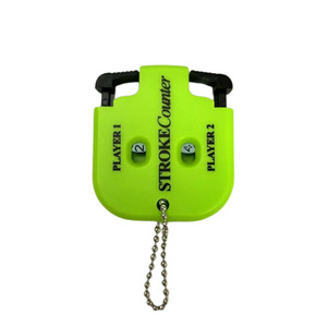 Compteur de coups de golf portable pour deux joueurs, en plastique avec chaîne, pour accessoires de golf - Product Image 4